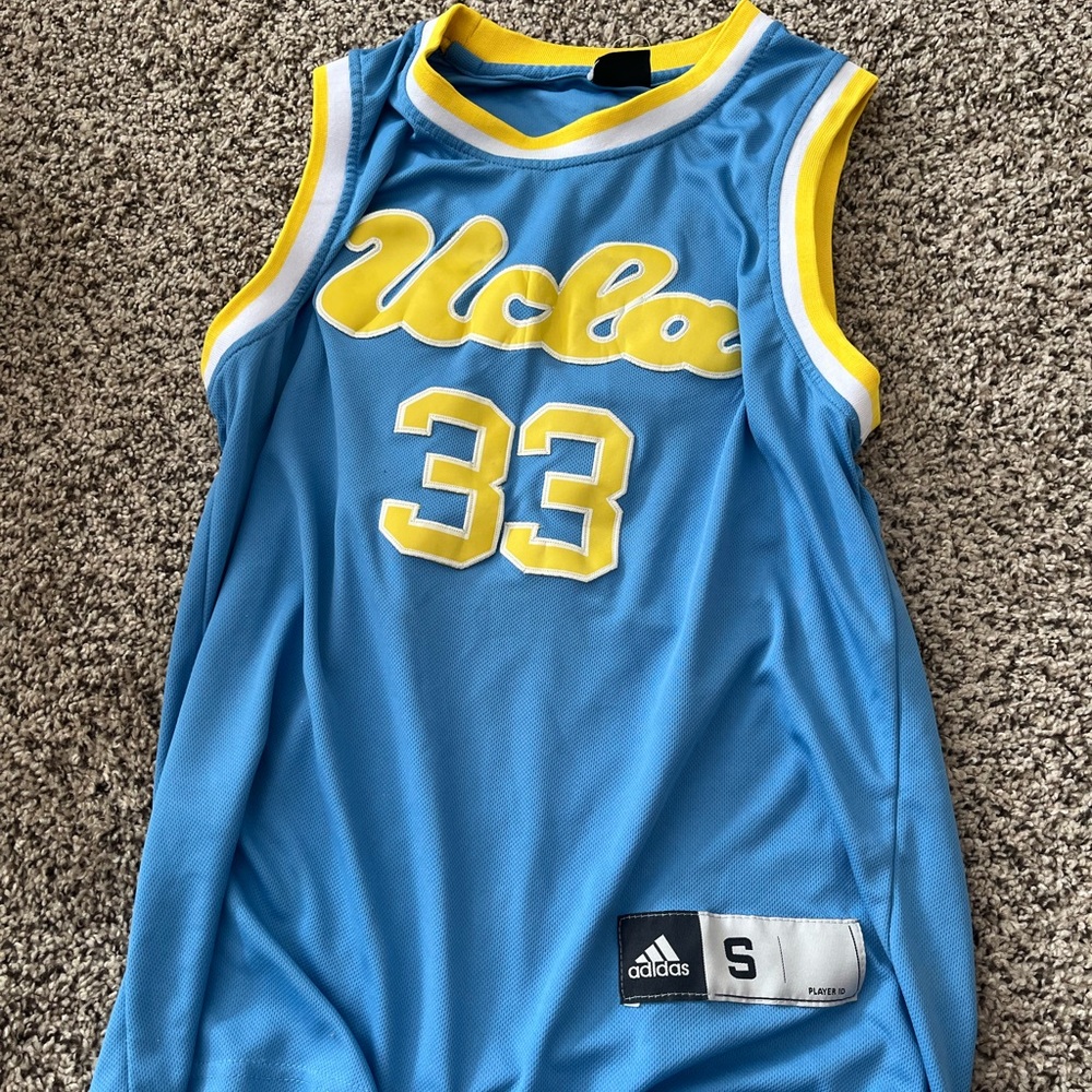 Adidas UCLA  Blue & Yellow Basketball Jersey